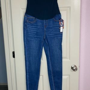 Maternity Jeans Sz 14 Quality Full Panel Indigo Poppy NWT